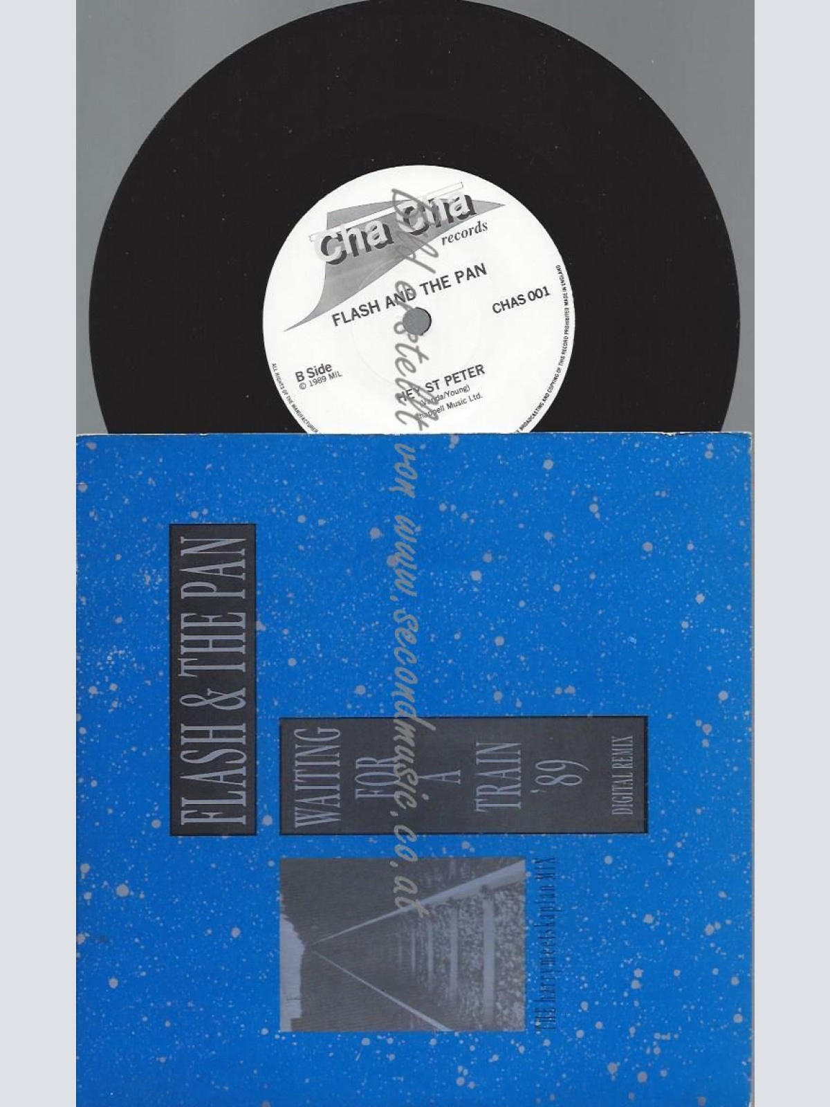 7"  Flash & The Pan  Waiting For A Train '89 (Digital Remix)
