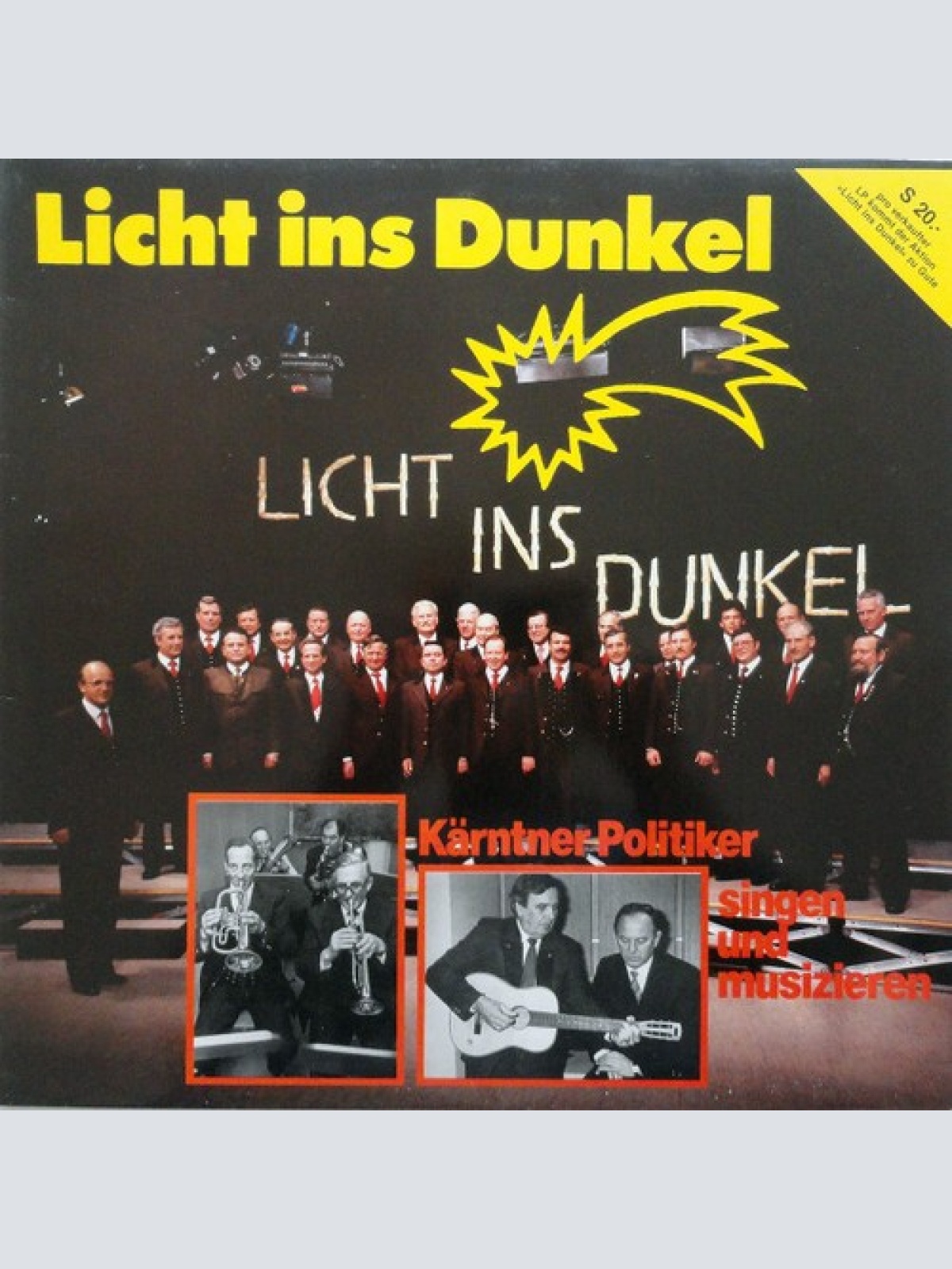 LP, Comp Various - Licht Ins Dunkel (Kärntner Politiker Singen Und Musizieren)