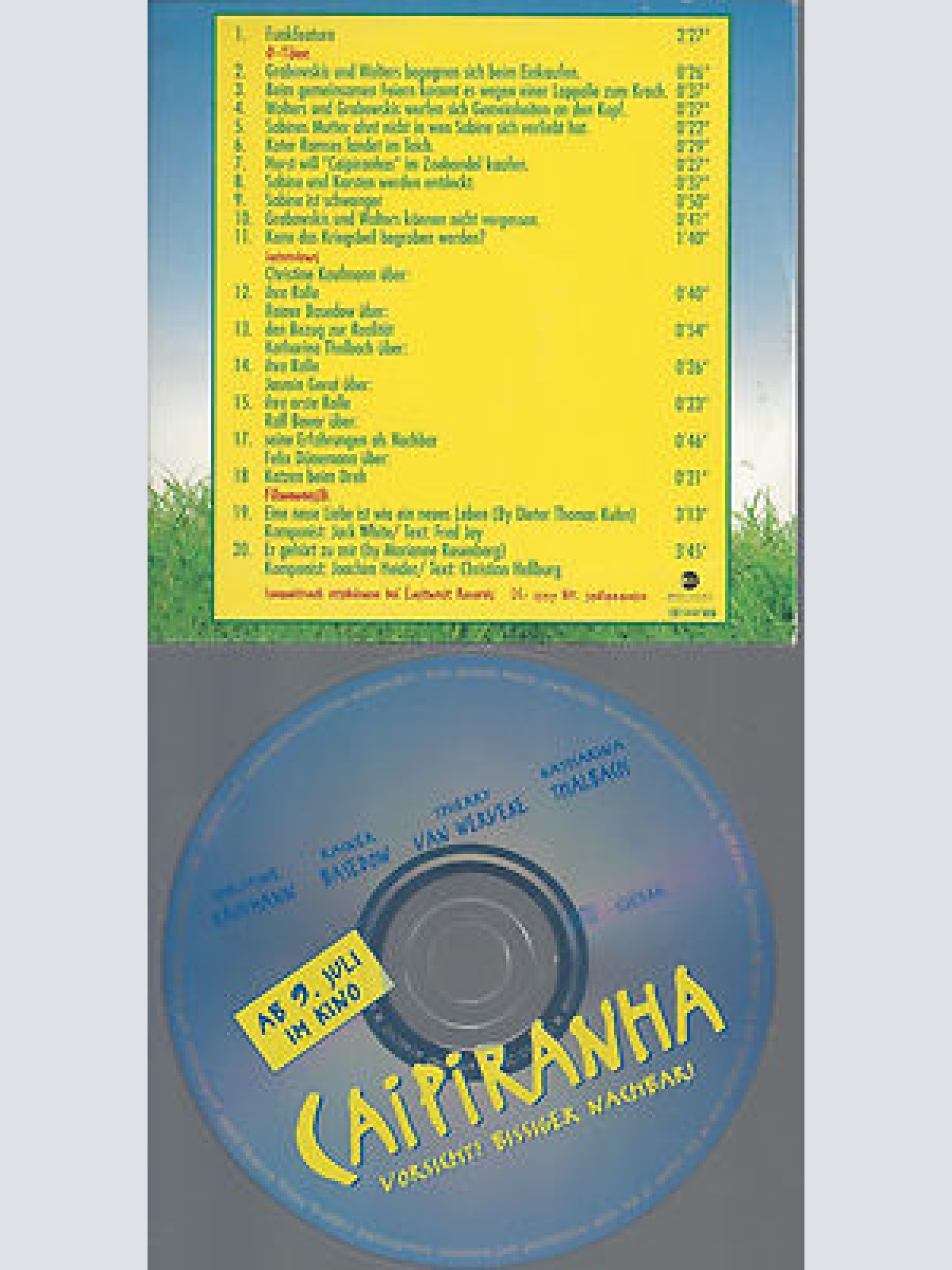 CD--PROMO--APK--CAIPIRANHA--DIETER THOMAS KUHN-MARIANNE ROSENBERG