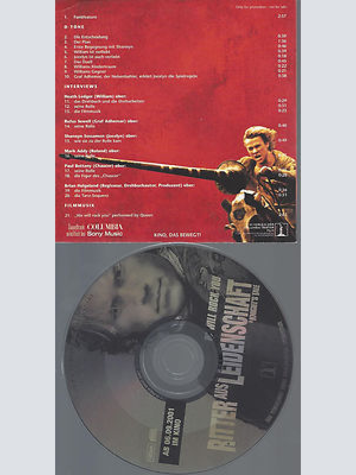 CD--PROMO--APK-RITTER AUS LEIDENSCHAFT--QUEEN --WE WILL ROCK YOU