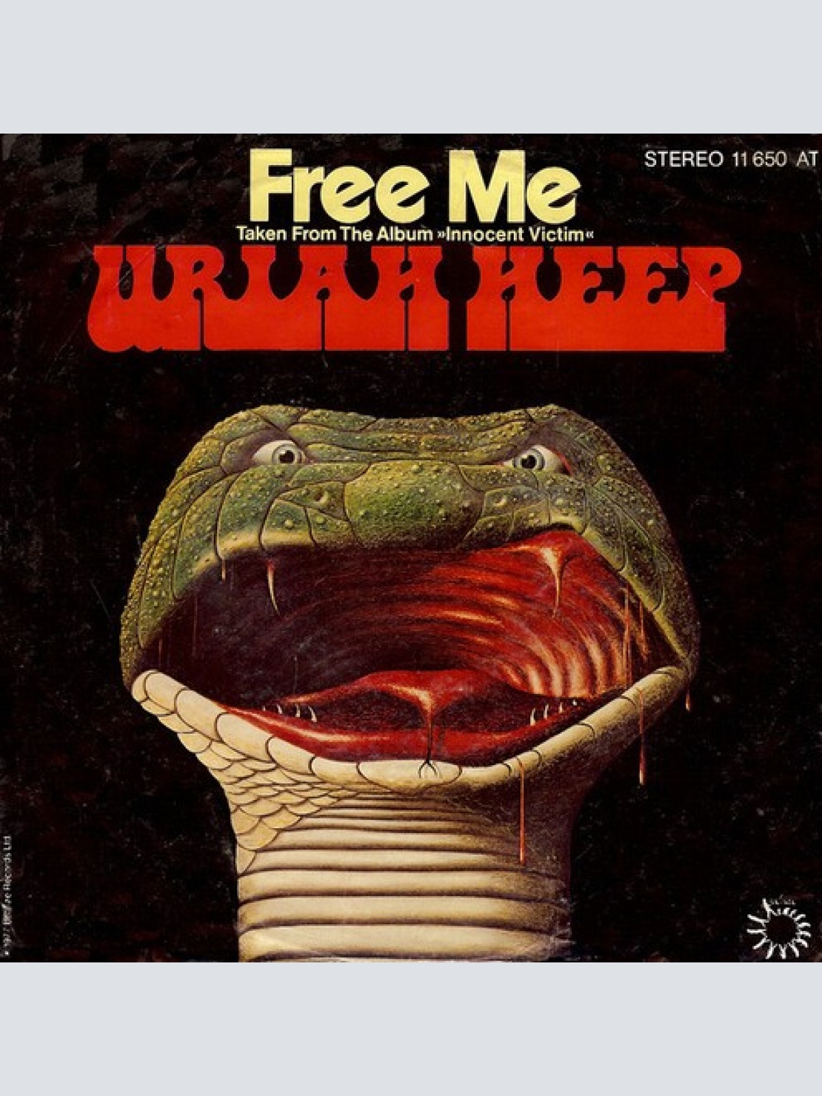 7", Single Uriah Heep - Free Me
