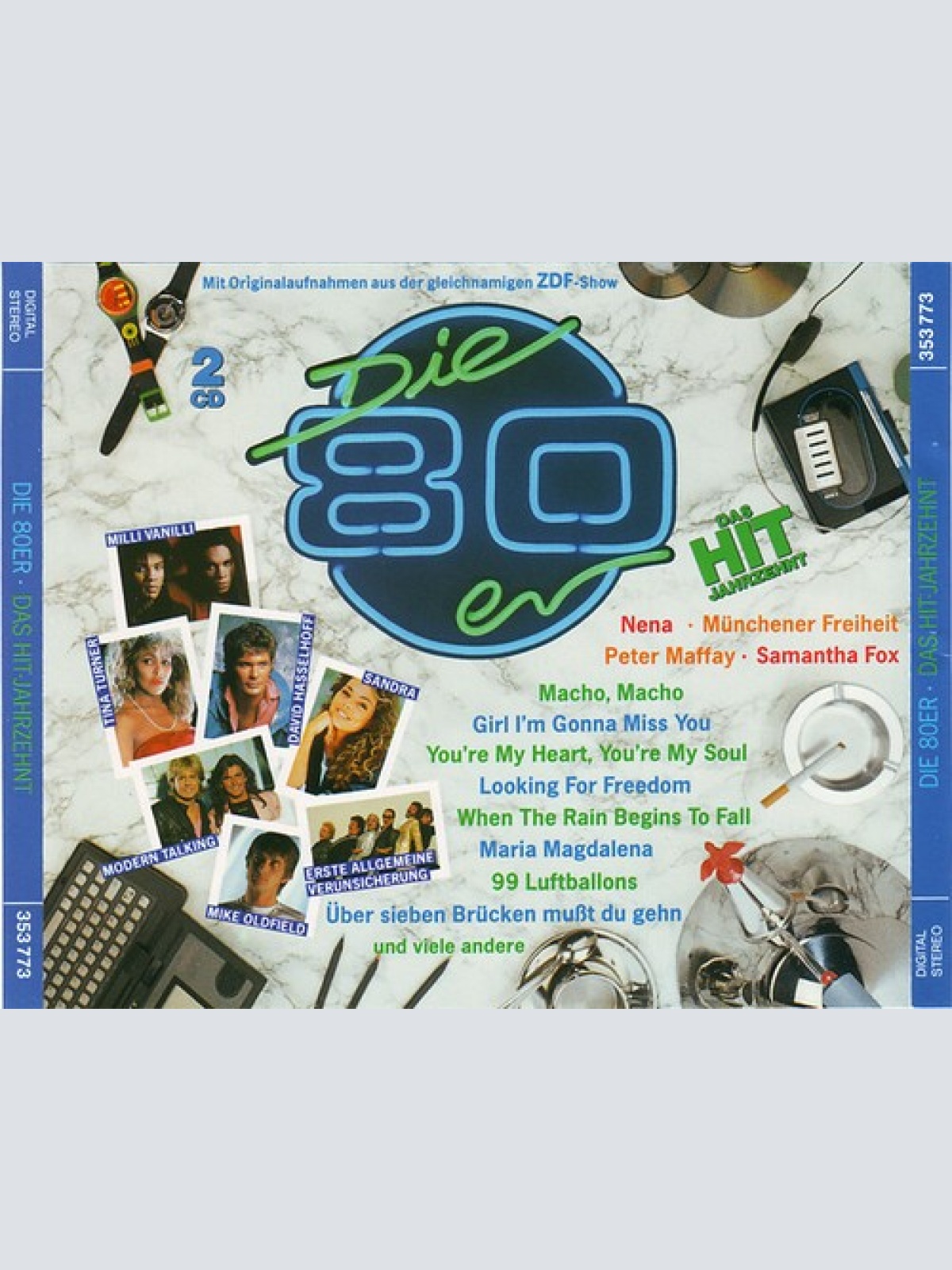 2xCD, Comp Various - Die 80er - Das Hit-Jahrzehnt