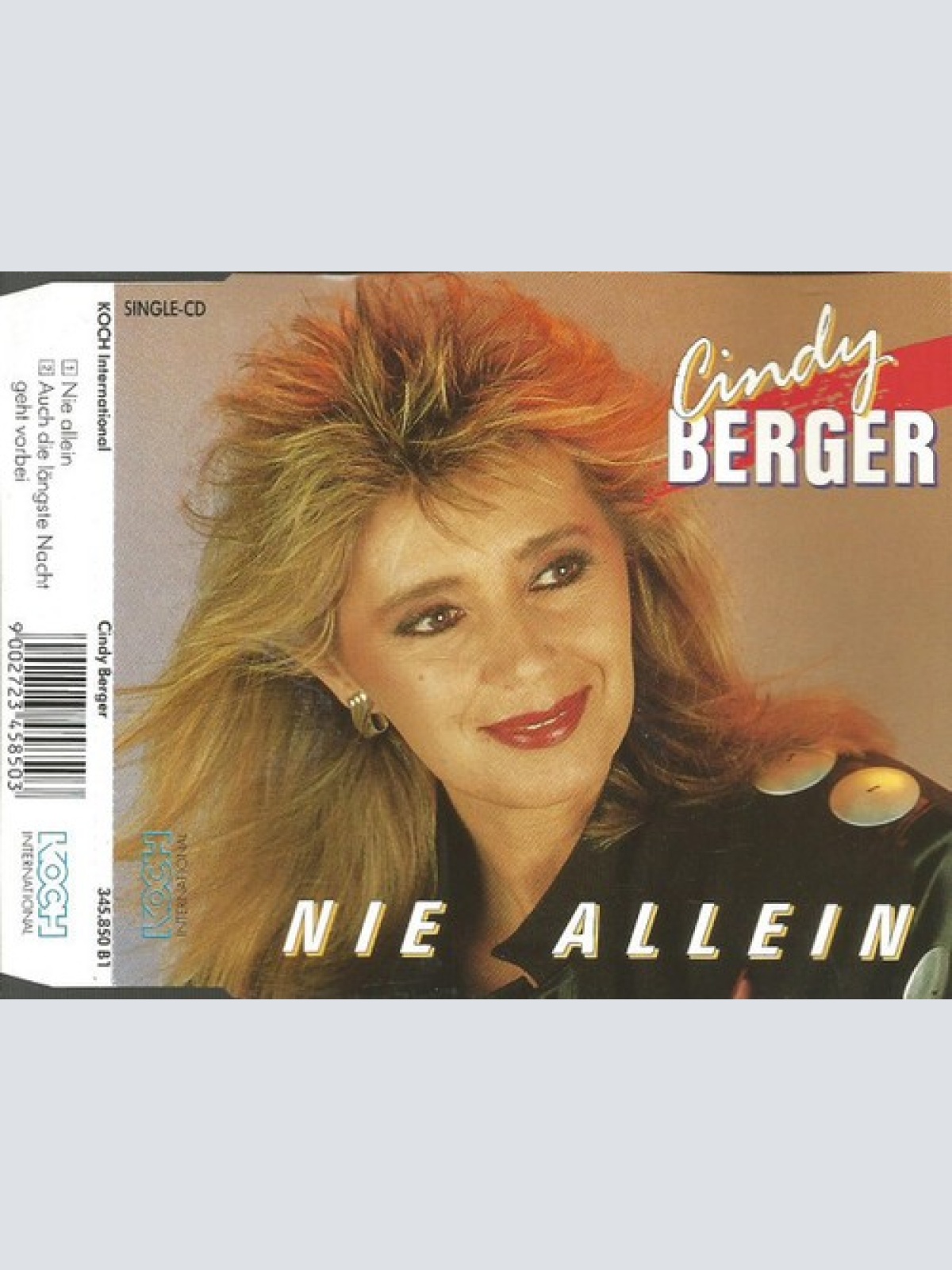 CD, Single Cindy Berger - Nie Allein