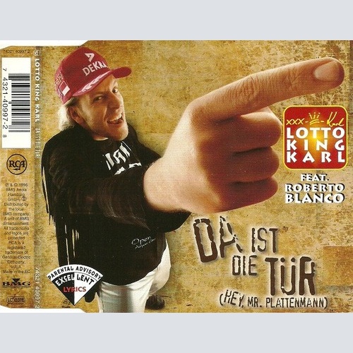 CD, Single Lotto King Karl Feat. Roberto Blanco - Da Ist Die Tür (Hey, Mr. Pl...