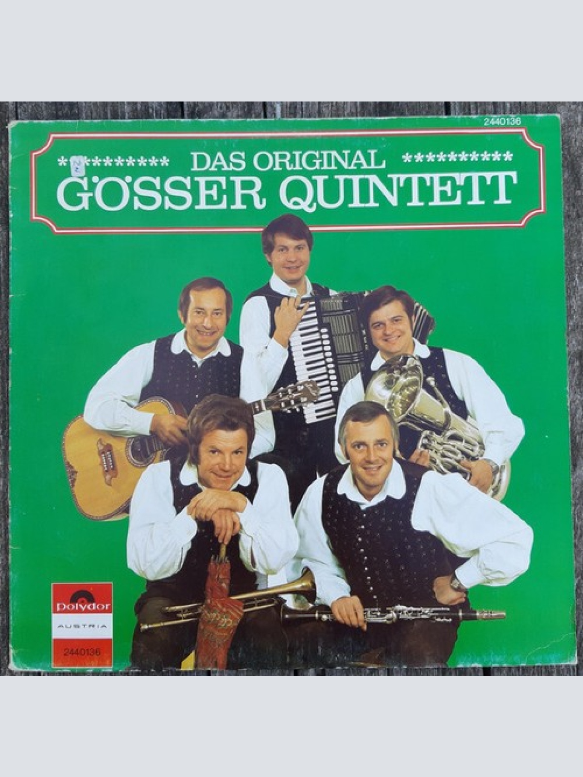 LP, Album Orig. Gösser Quintett - Das Original Gösser Quintett