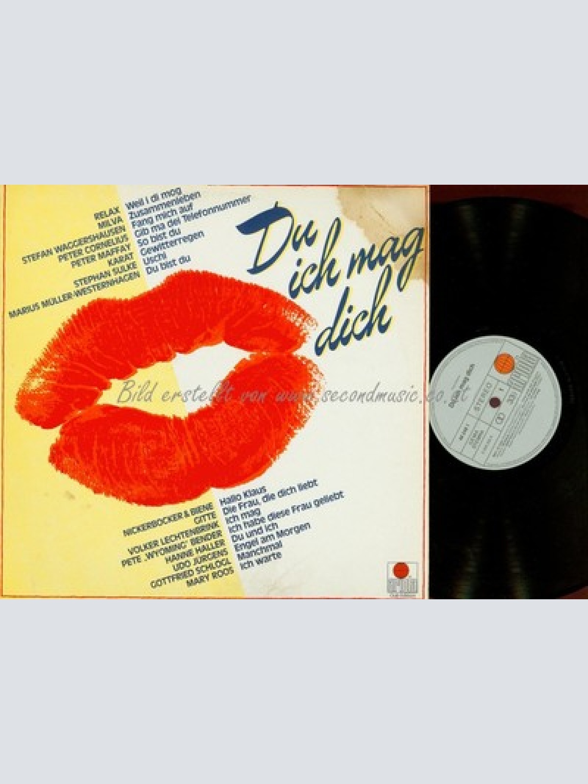 LP--DU ICH MAG DICH--NICKERBOCKER--MILVA-CORNELIUS--HALLER