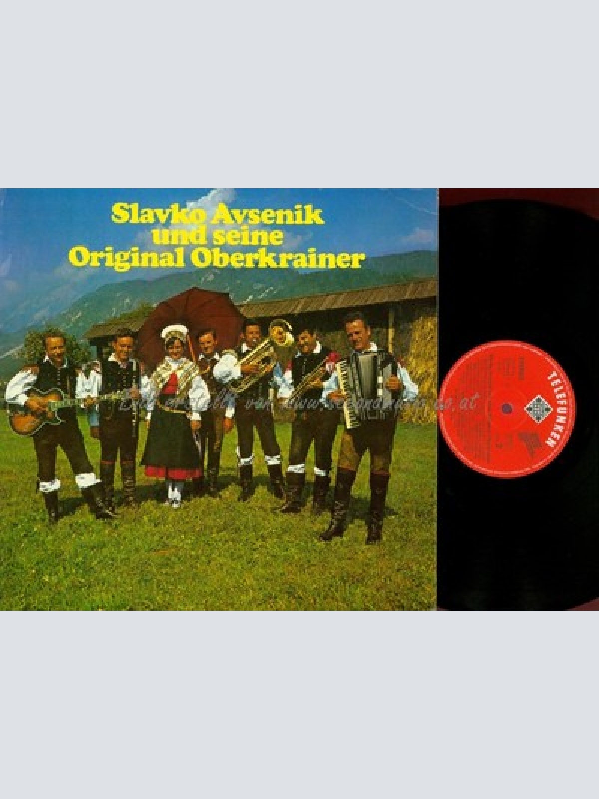 LP--SLAVKO AVSENIK UND SEINE ORIGINAL OBERKRAINER--TELEFUNKEN CLUB SONDERAUFLAGE
