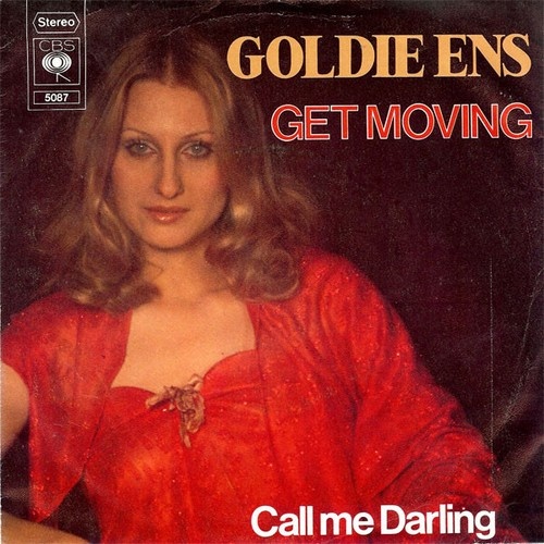 7", Single Goldie Ens - Get Moving / Call Me Darling