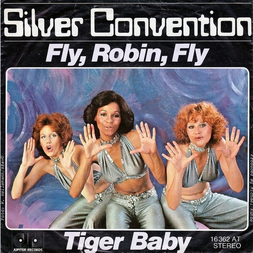 7", Single Silver Convention - Fly, Robin, Fly / Tiger Baby
