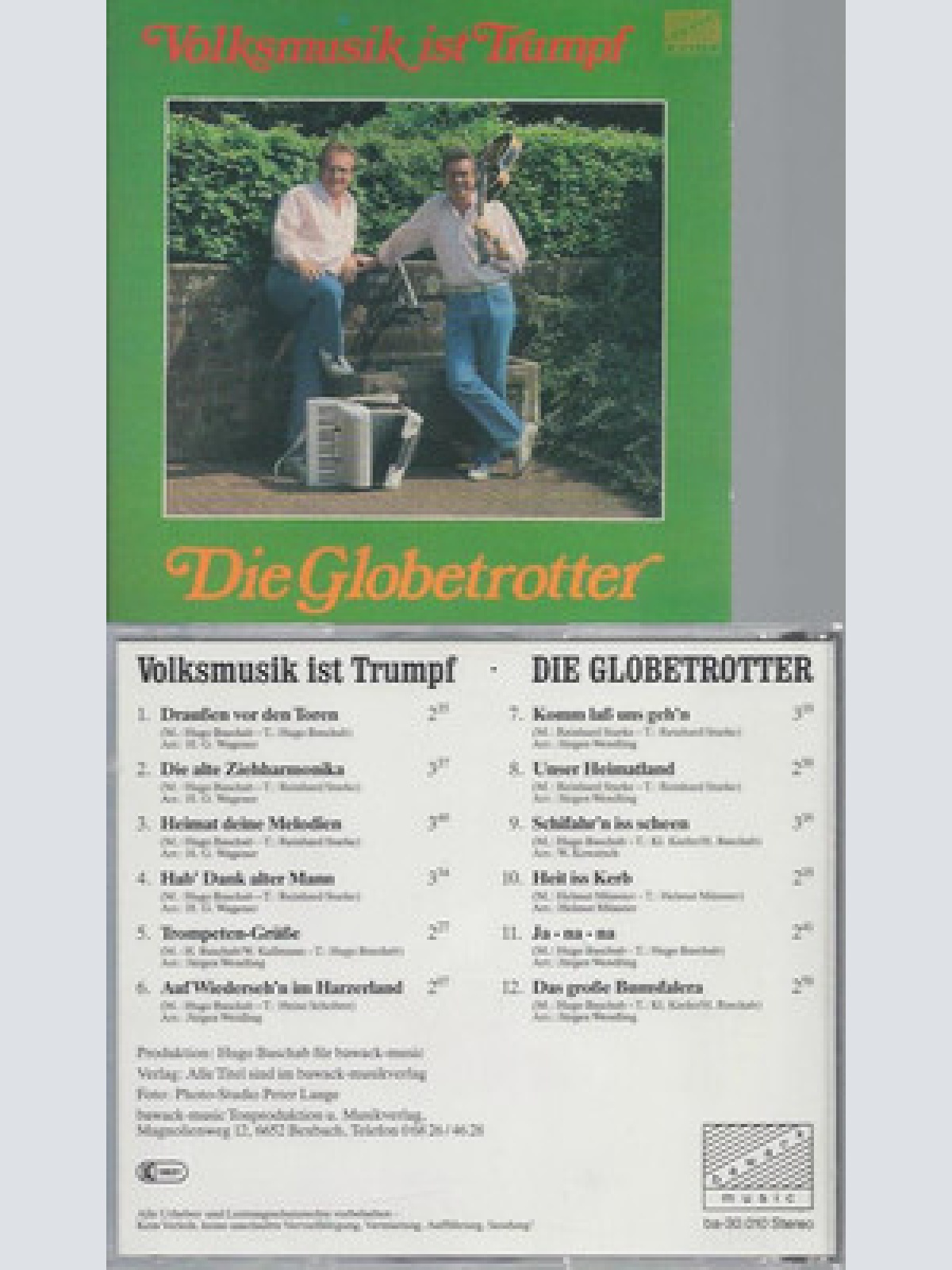 CD-DIE GLOBETROTTER VOLKSMUSIK IST TRUMPF