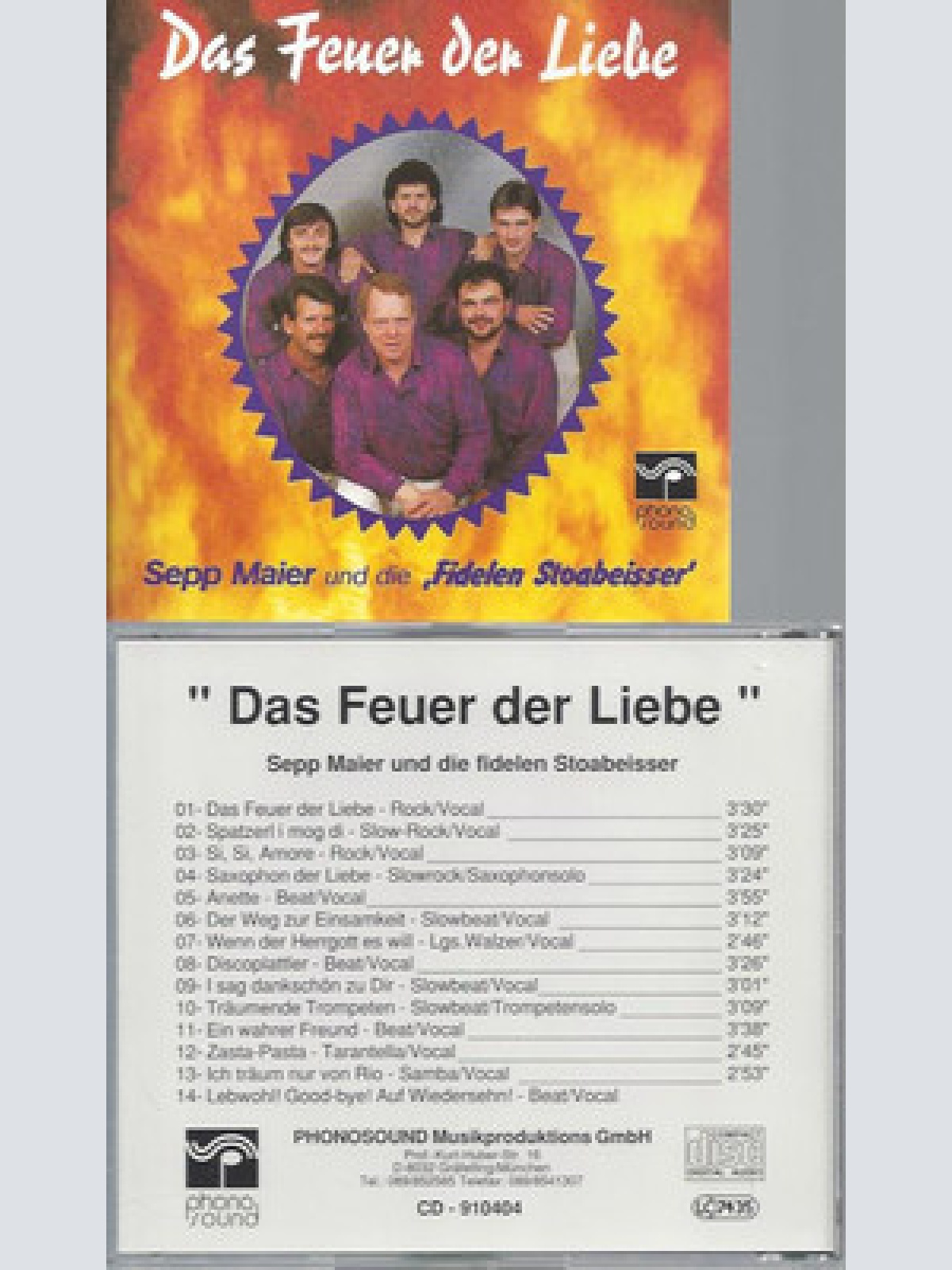 CD-SEPP MAIER UND DIE FIDELEN STOABEISSER DAS FEUER DER LIEBE