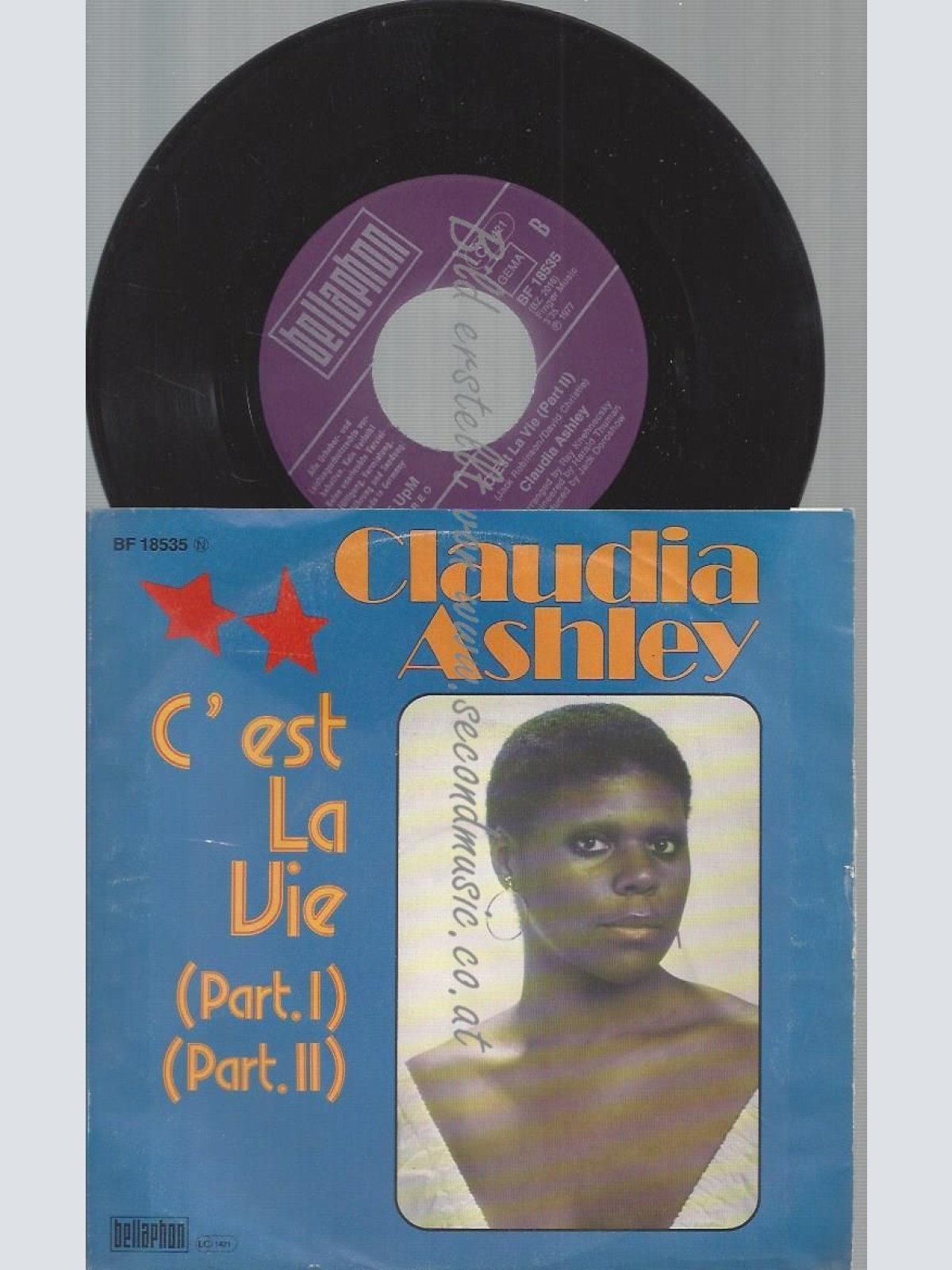 7" CLAUDIA ASHLEY C'EST LA VIE
