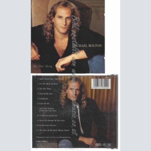 CD--MICHAEL BOLTON | --THE ONE THING