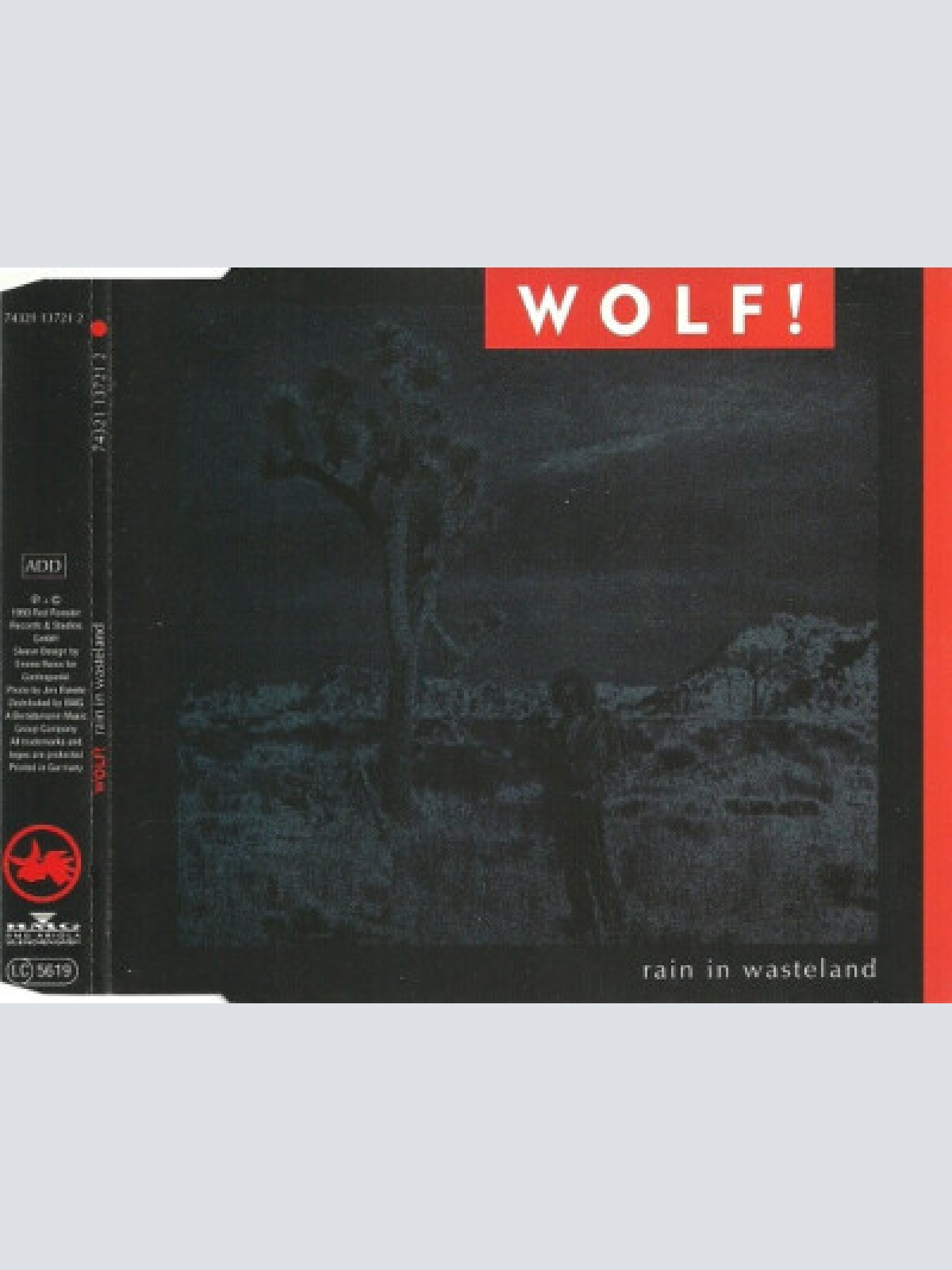 CD, Single, Promo Wolf! - Rain In Wasteland