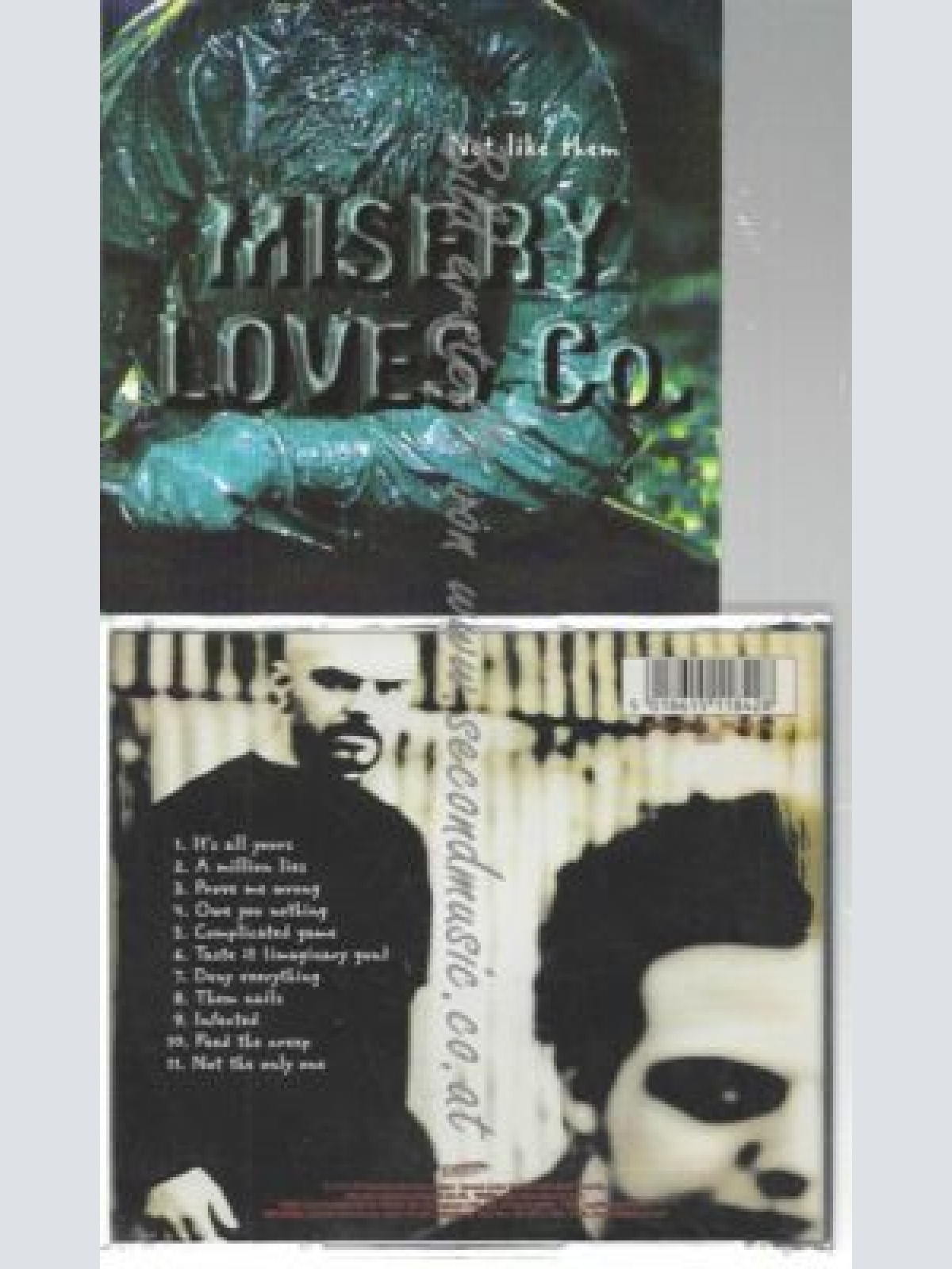 CD--MISERY LOVES CO. , SCORN , ET AL.--NOT LIKE THEM