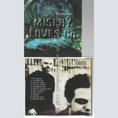 CD--MISERY LOVES CO. , SCORN , ET AL.--NOT LIKE THEM