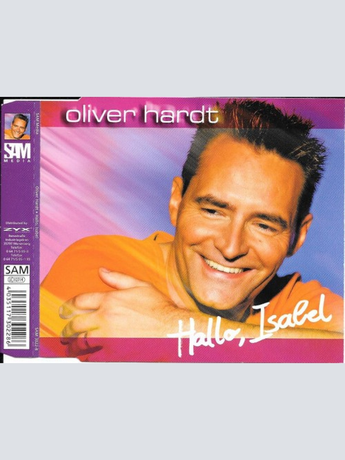 CD, Maxi Oliver Hardt (3) - Hallo, Isabel