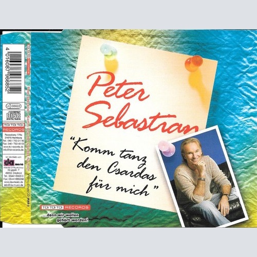 CD, Single, Promo Peter Sebastian - Komm Tanz Den Csardas Für Mich