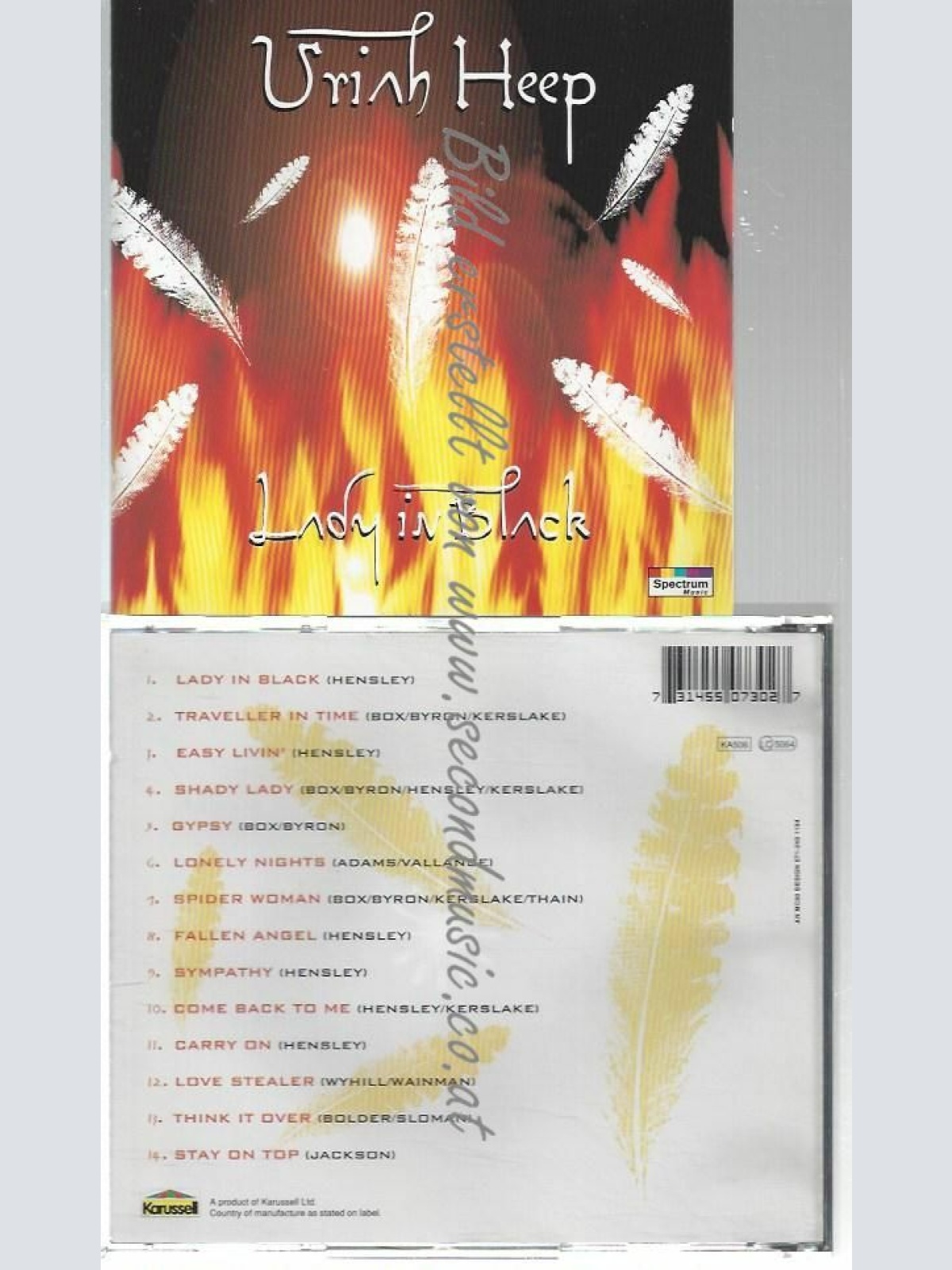 CD--URIAH HEEP--LADY IN BLACK