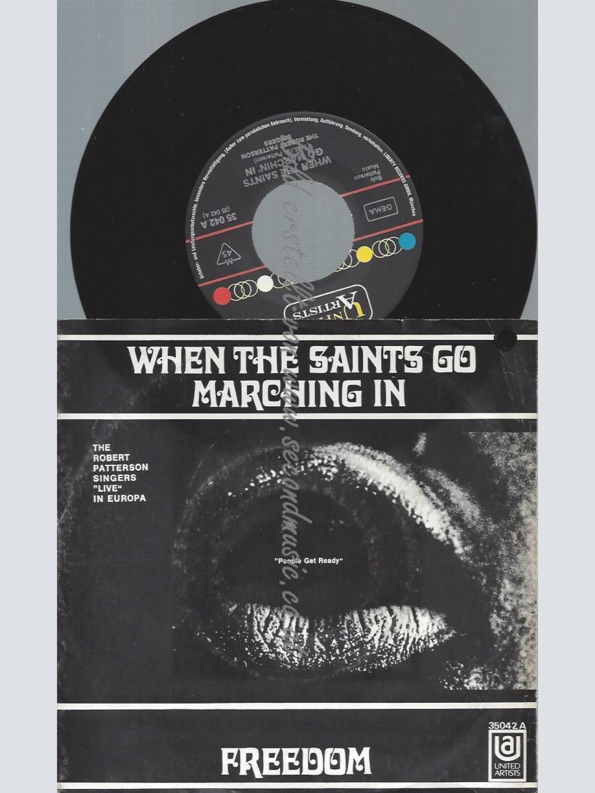 7"   The Robert Patterson Singers  When The Saints Go Marchin In