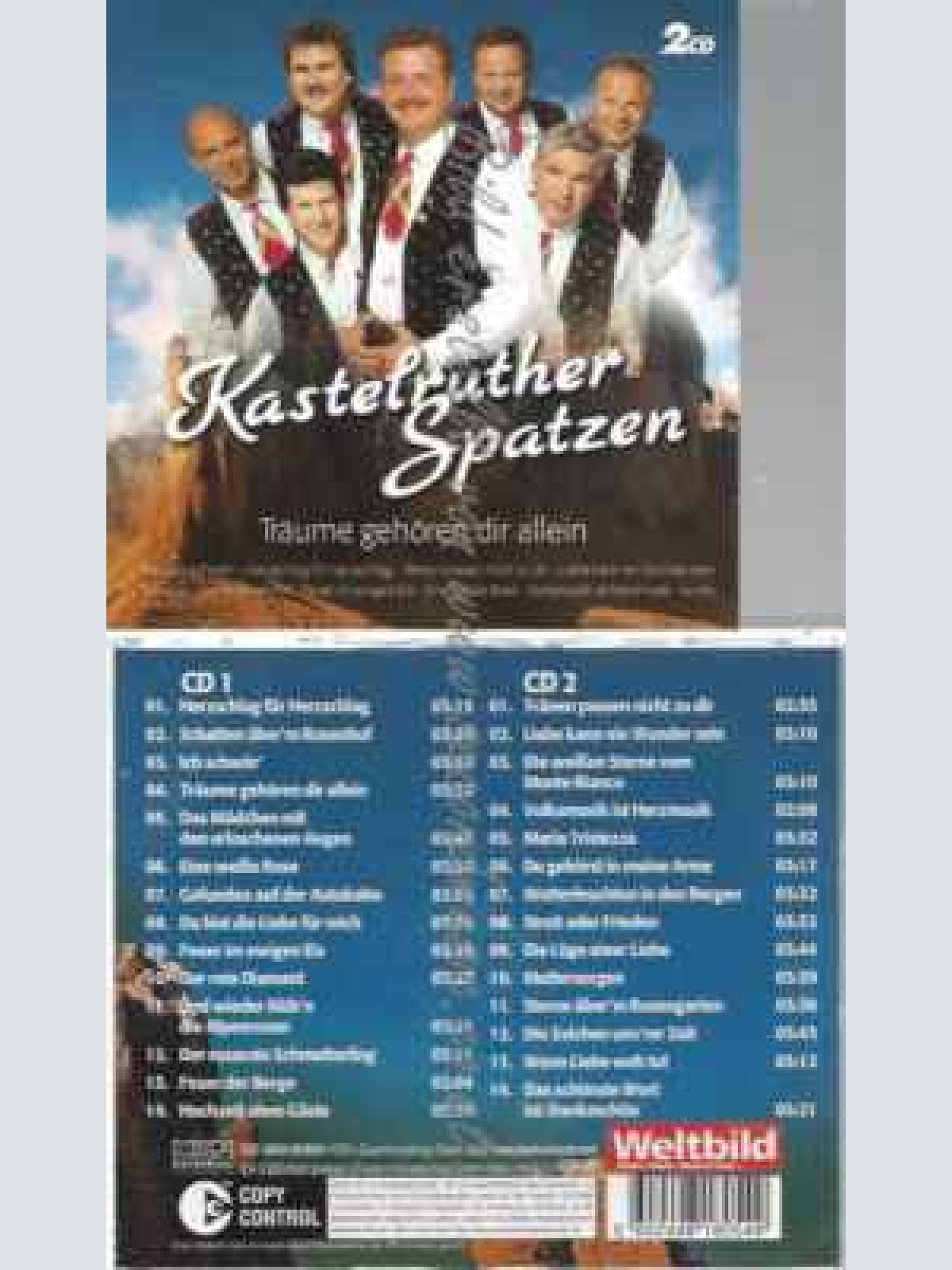 CD--KASTELRUTHER SPATZEN--TRÄUME GEHÖREN DIR ALLEIN