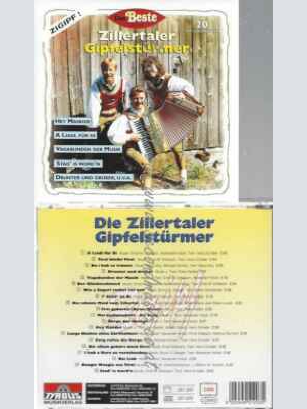 CD--ZILLERTALER GIPFELSTÜRMER | --DAS BESTE DER