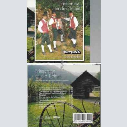 CD--BEREDIS DREI BRÜDER--ERINNERUNG AN DIE HEIMAT