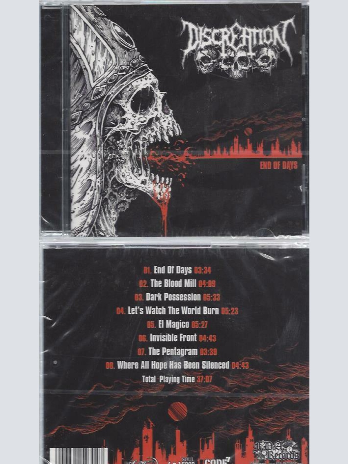 CD--  Discreation – End Of Days