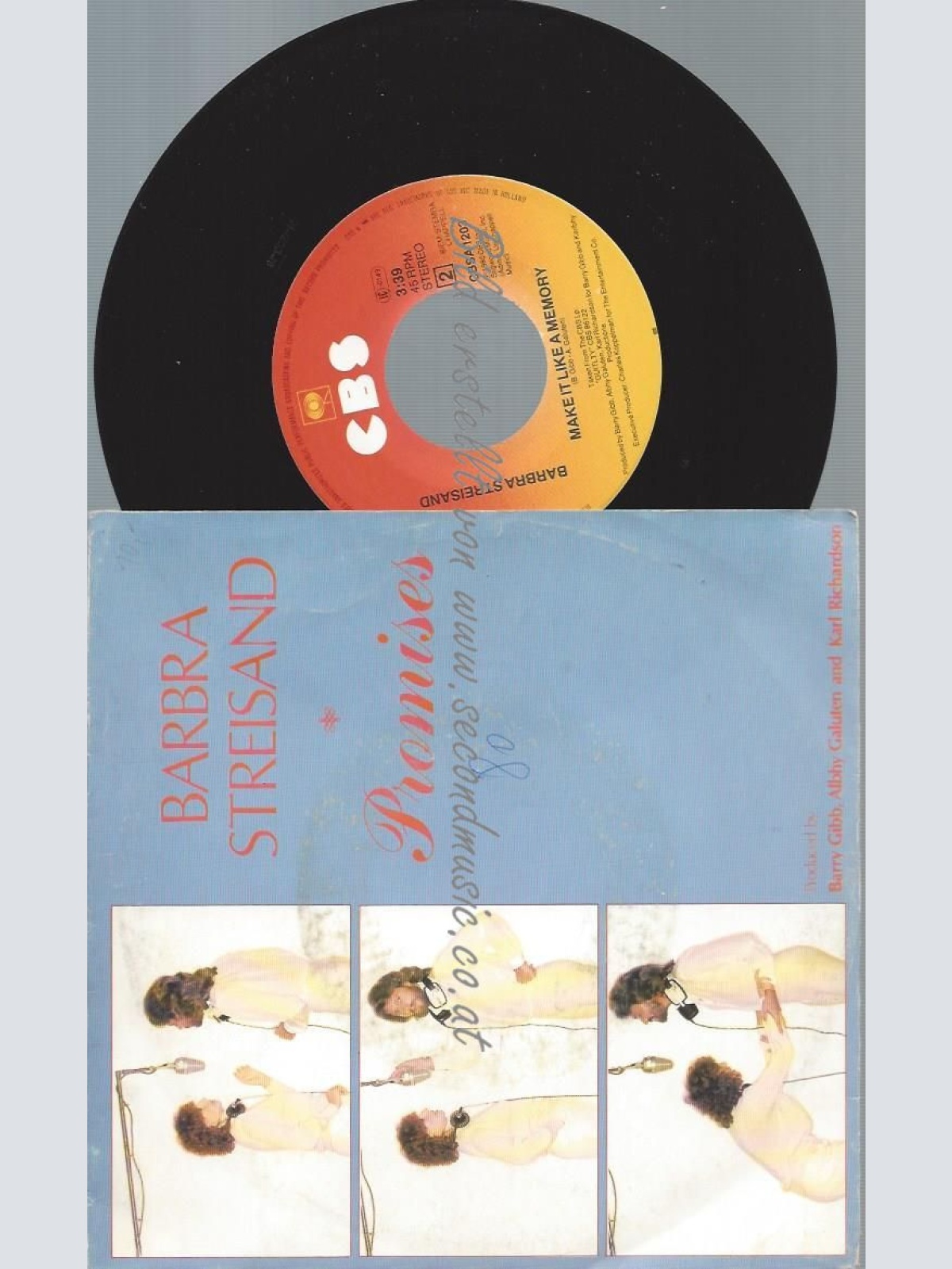 7"   Barbra Streisand  Promises