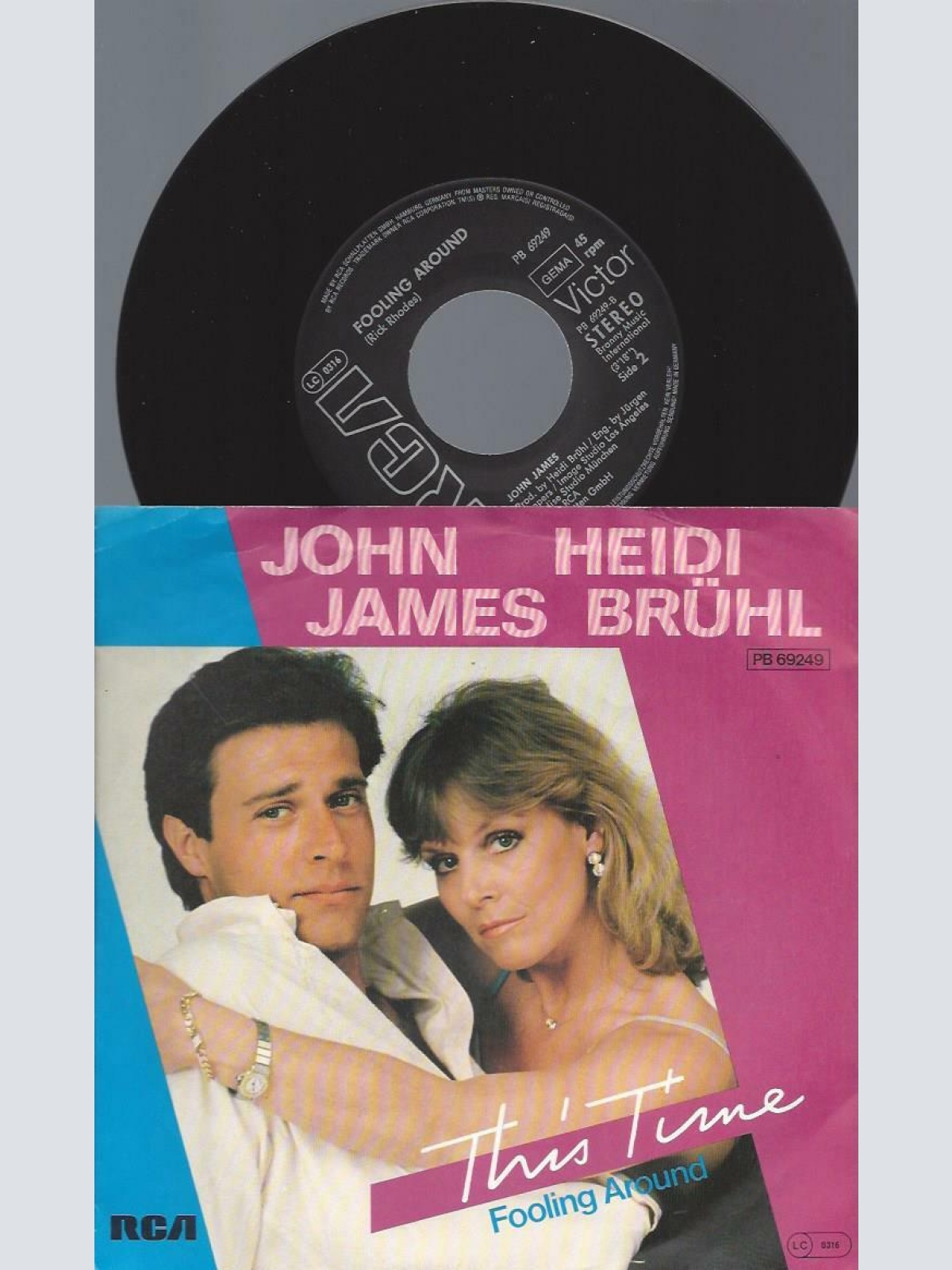 7" John James --  Heidi Brühl – This Time