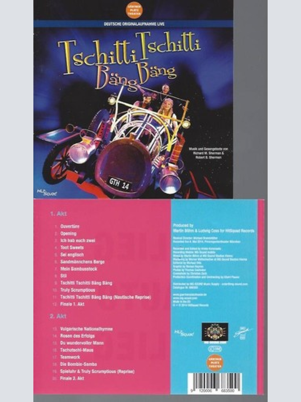 CD   Tschitti Tschitti Bäng Bäng - Das Musical -  -- Original Cast Deutschland