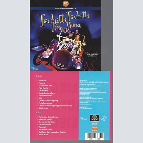 CD   Tschitti Tschitti Bäng Bäng - Das Musical -  -- Original Cast Deutschland