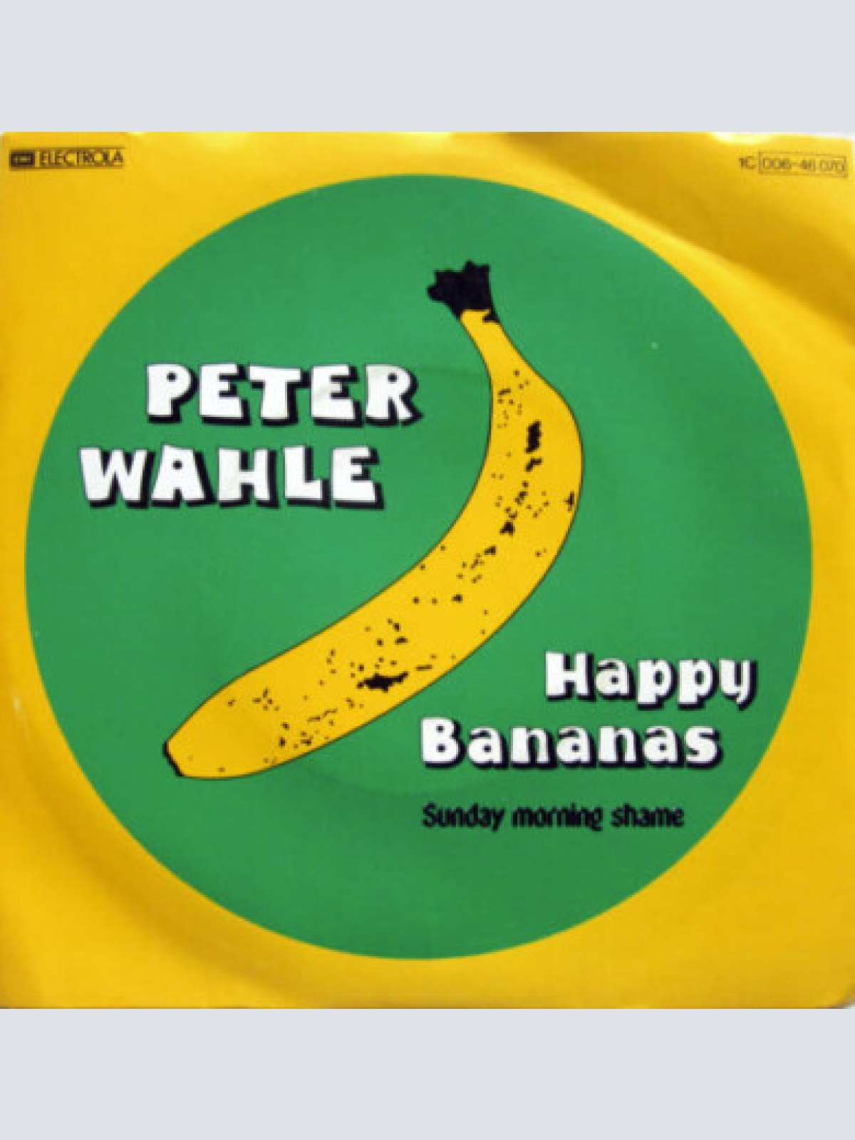 7", Single Peter Wahle - Happy Bananas