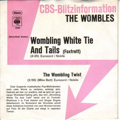 7", Single, Promo The Wombles - Wombling White Tie And Tails (Foxtrott)