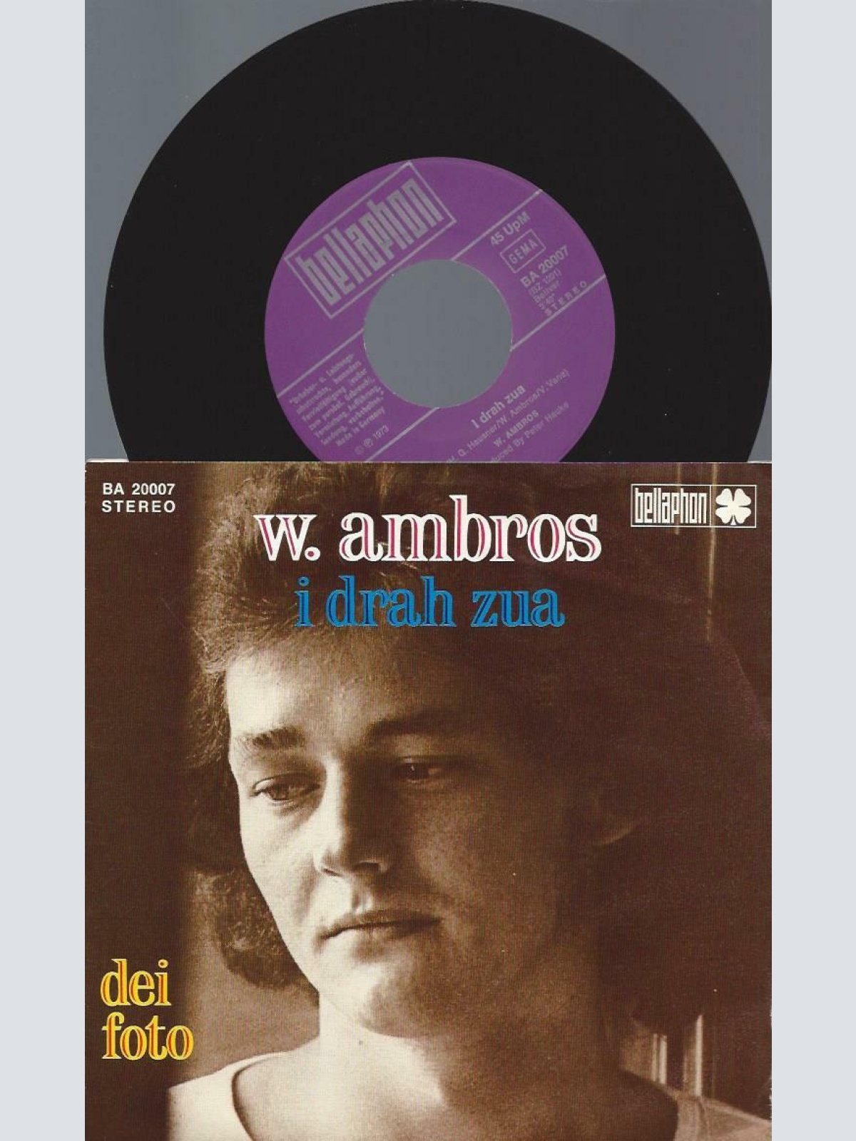 7" Wolfgang  Ambros –  I Drah Zua