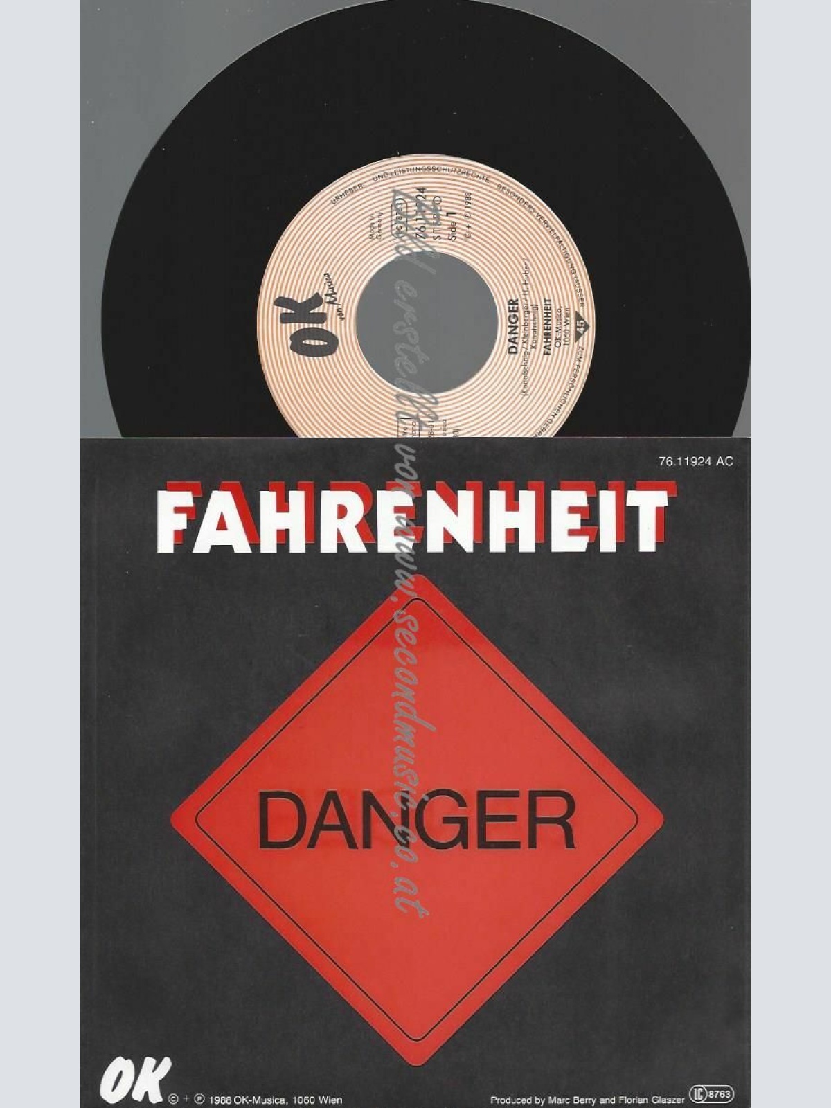 7" FAHRENHEIT DANGER  // NM