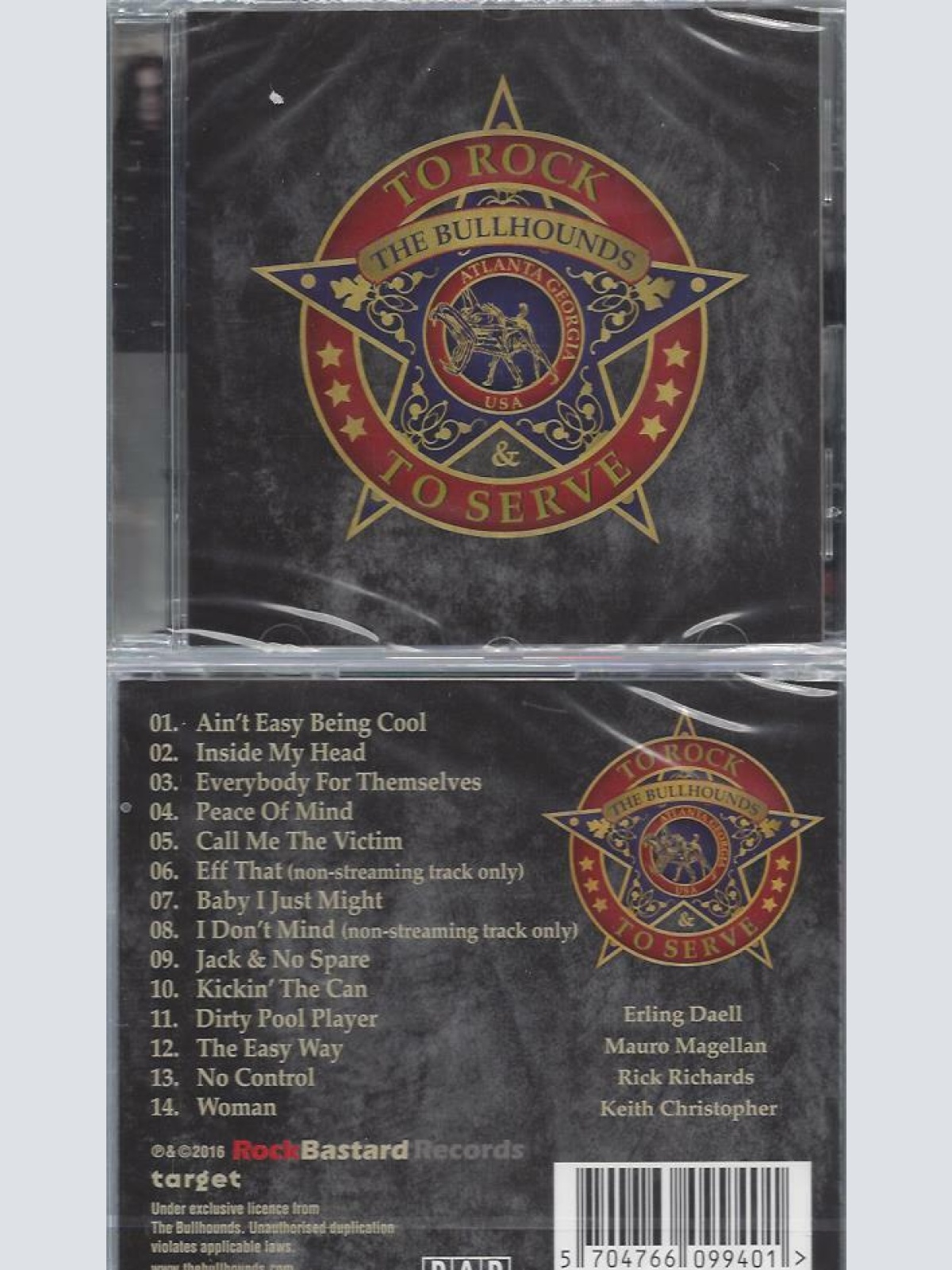 CD--The Bullhounds – To Rock & To Serve