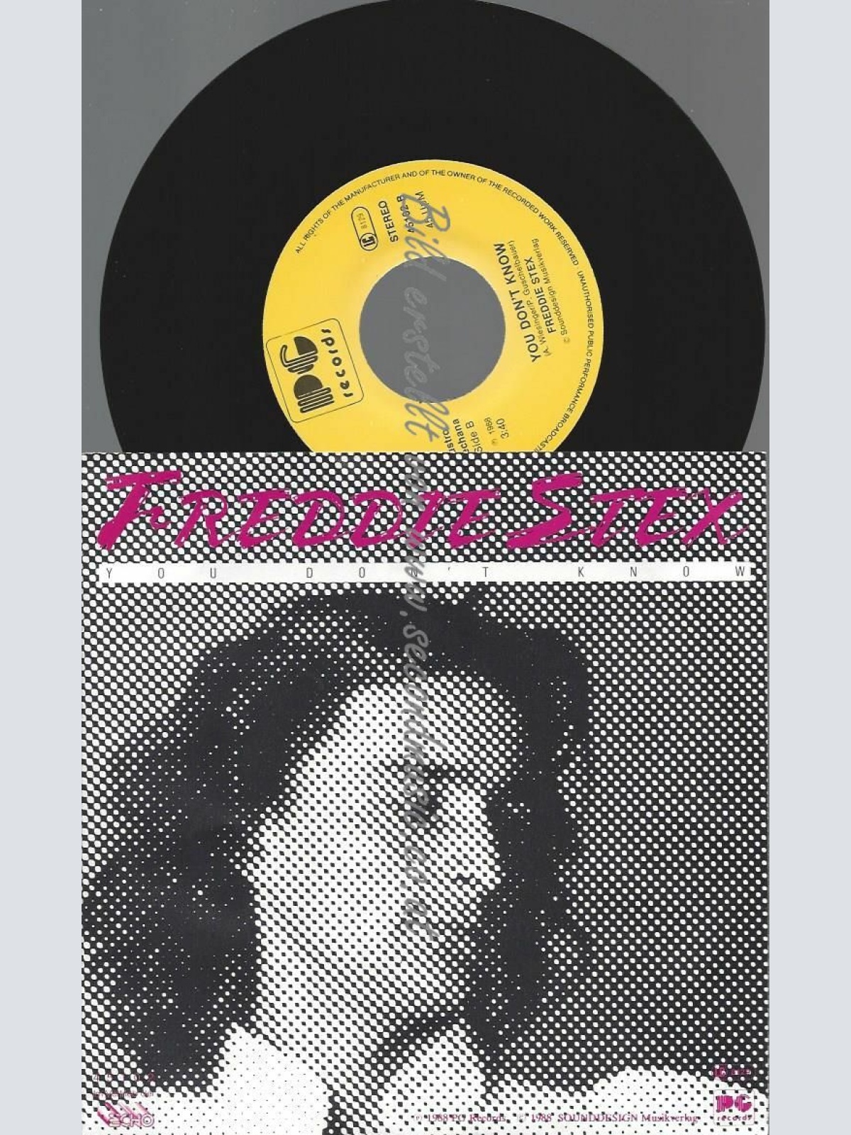 7" FREDDIE STEX  YOU DONT KNOW  // NM