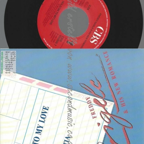 7" FREDDY GIGELE -- HOLD ON TO MY LOVE // NM