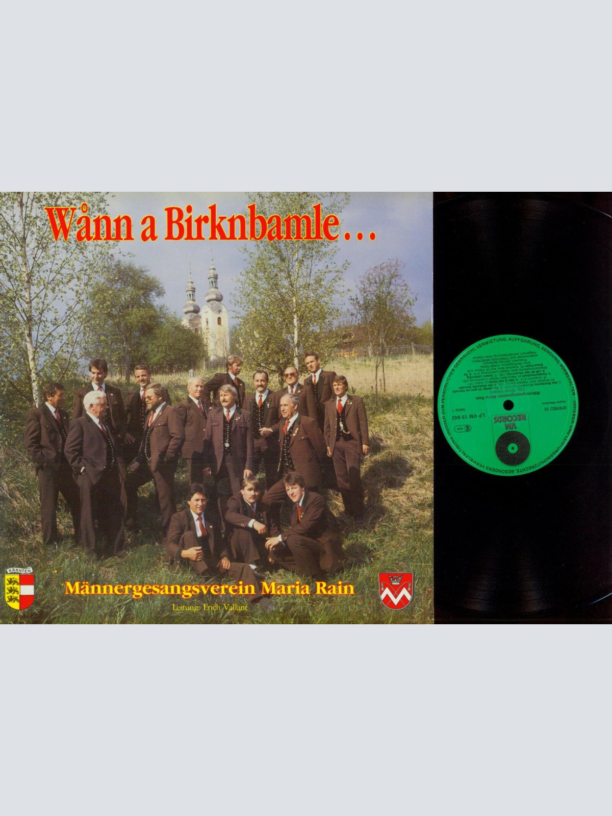 LP--Männergesangsverein Maria Rain Leitung: Erich Vallant –  / VM Records   //NM