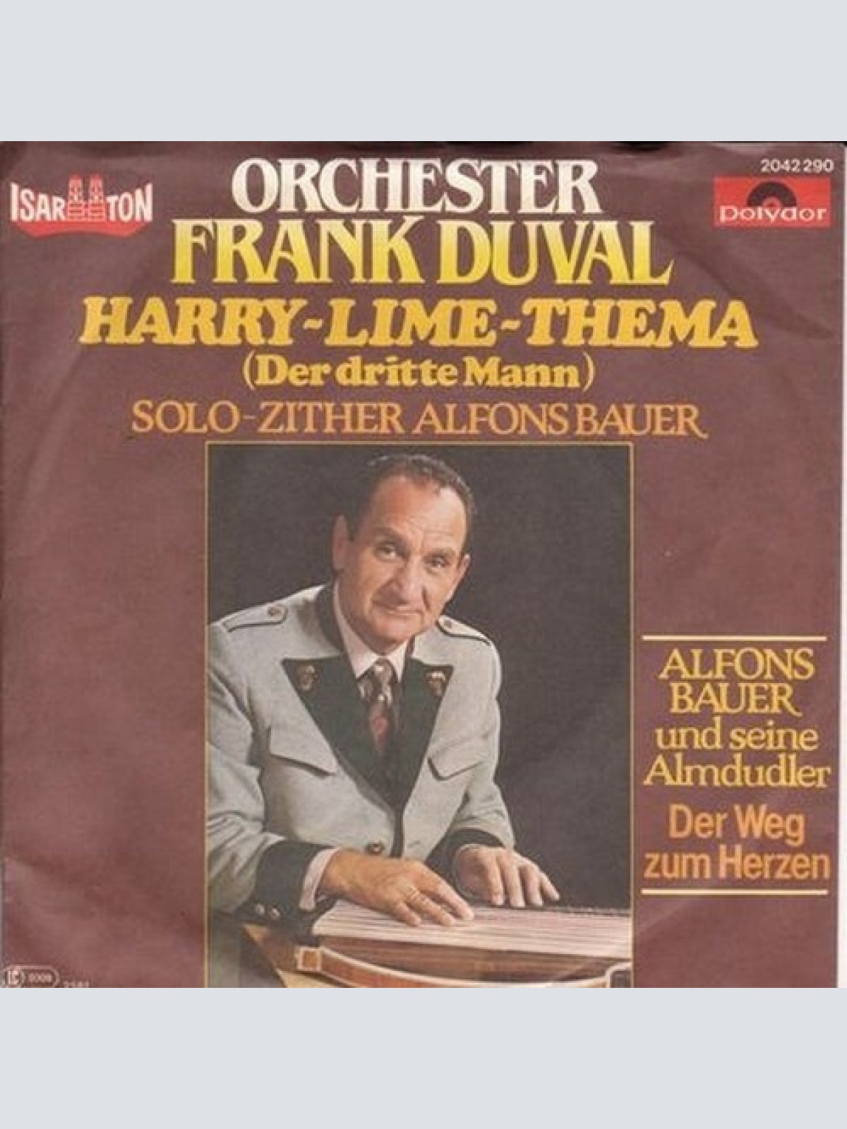 7", Single Alfons Bauer Und Seine Almdudler, Orchester Frank Duval*, Alfons B...