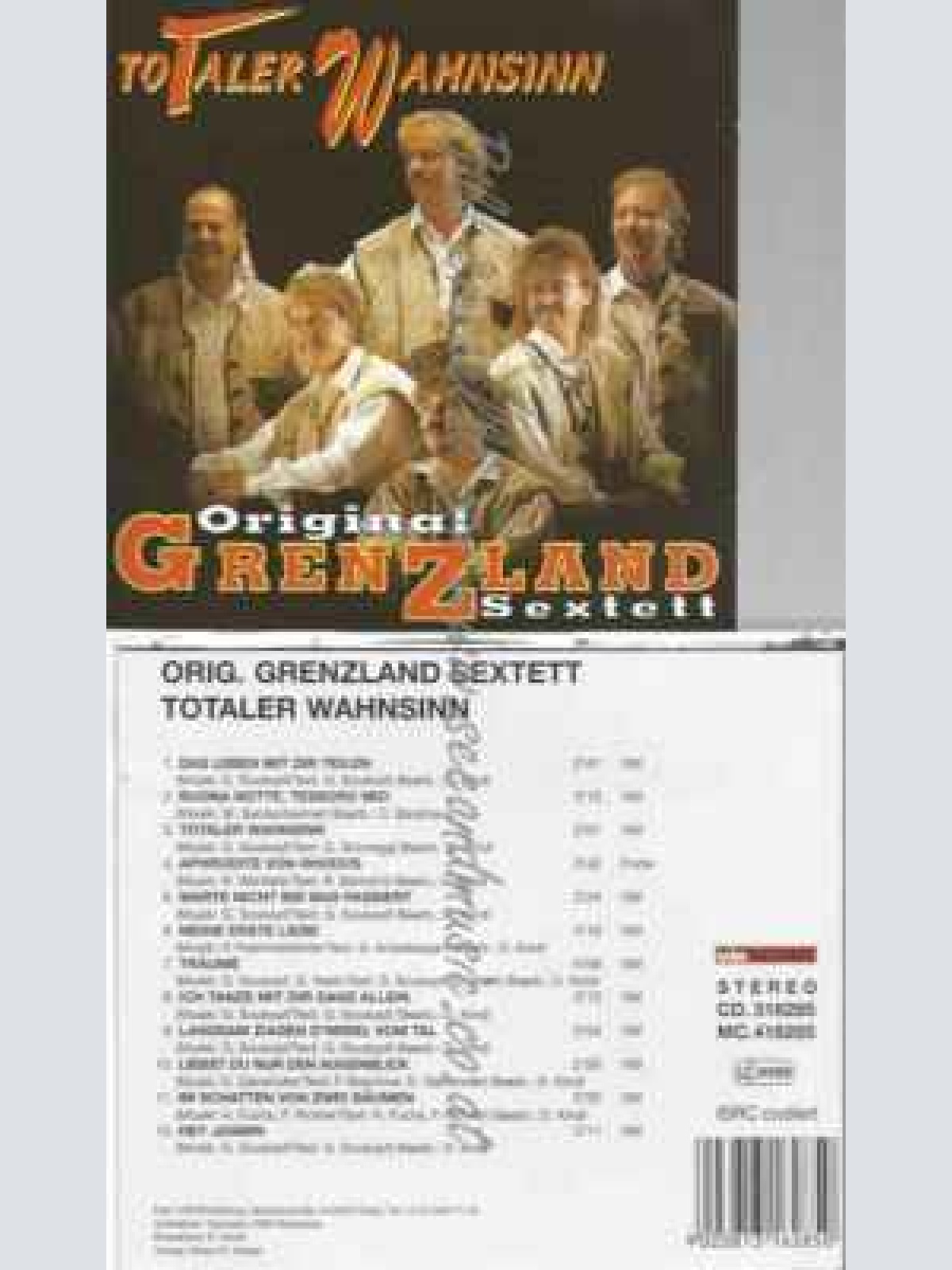 CD--GRENZLAND SEXTETT,ORIG.--TOTALER WAHNSINN