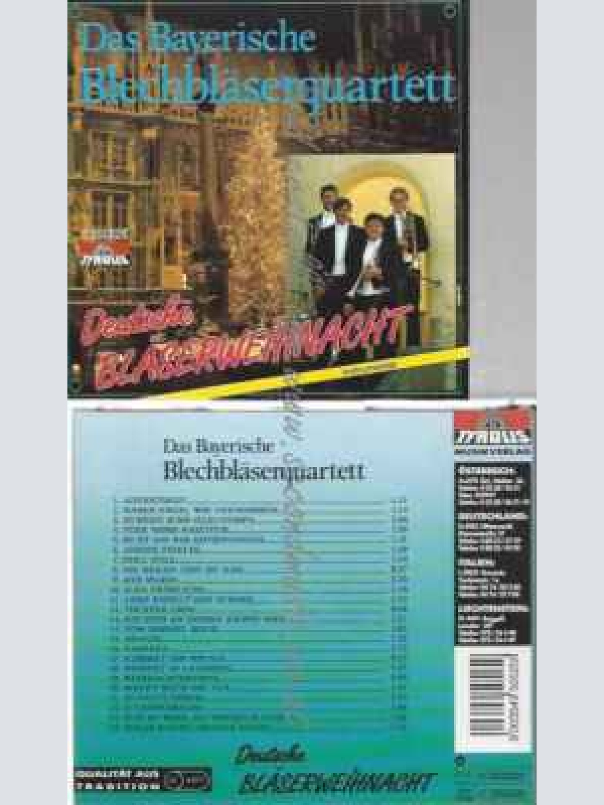 CD--BAYERISCHES BLECHBLÄSERQUARTETT | --DEUTSCHE BLÄSERWEIHNACHT