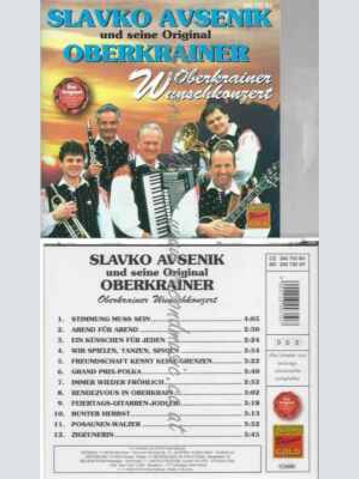 CD--SLAVKO AVSENIK | --OBERKRAINER WUNSCHKONZERT