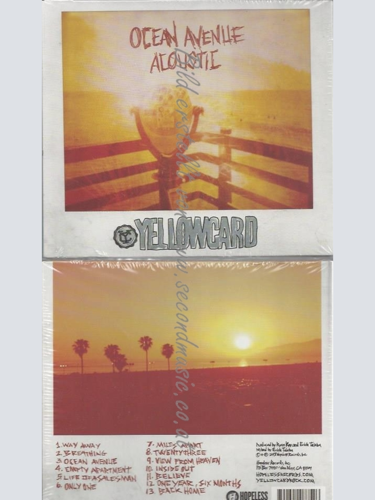 CD--YELLOWCARD--OCEAN AVENUE ACOUSTIC