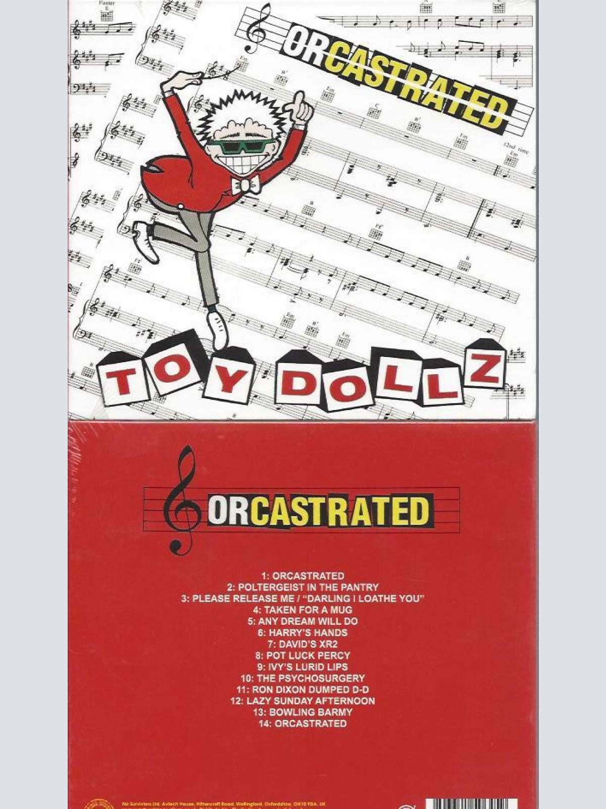 CD--  Toy Dolls  Orcastrated