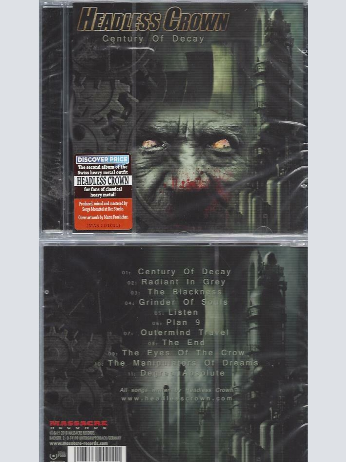 CD--  Headless Crown  Century Of Decay