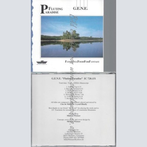 CD--G.E.N.E.--FLUTING PARADISE1992