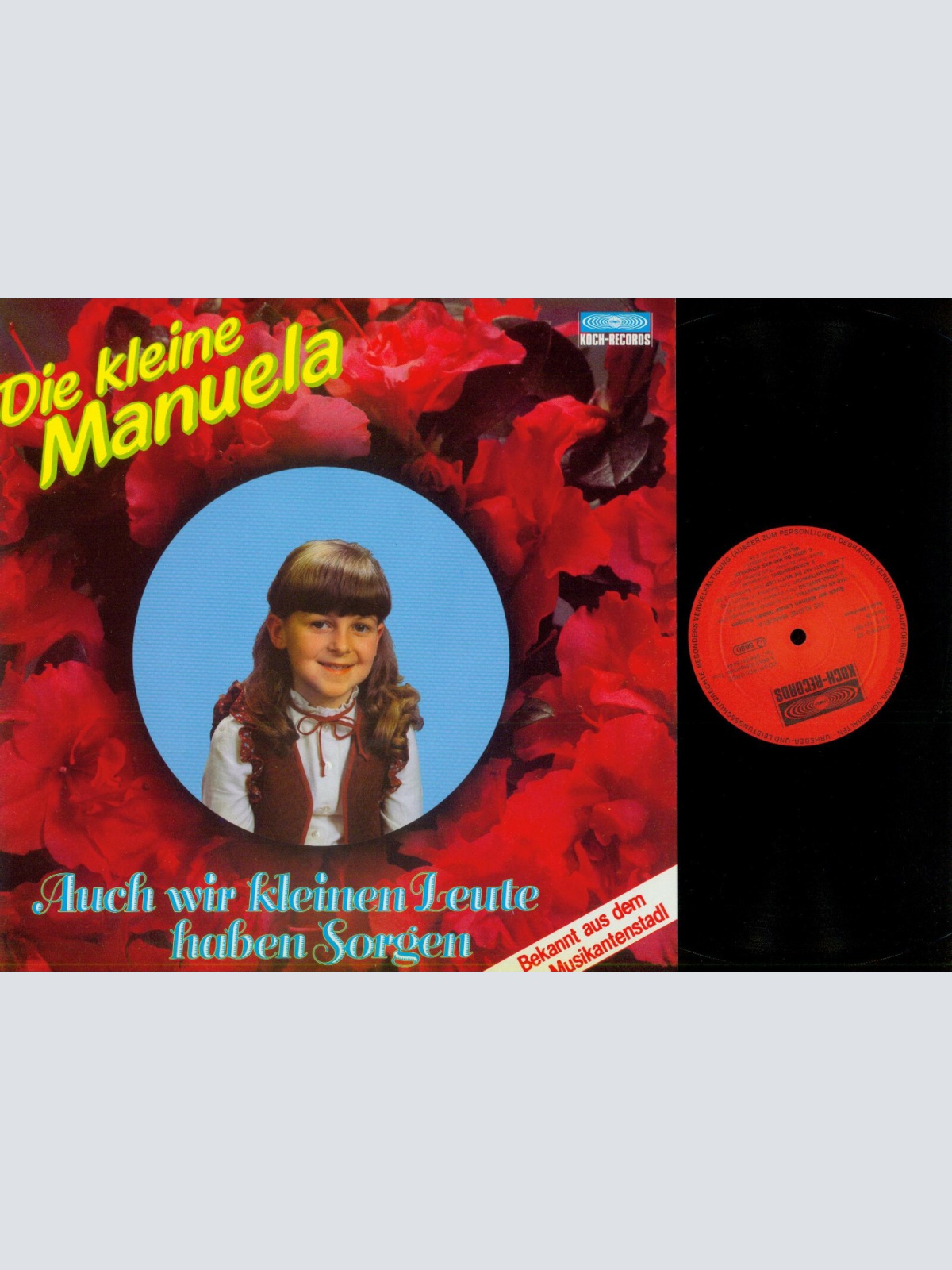 LP--Die Kleine Manuela – Auch Wir Kleinen Leute Haben Sorgen   //NM