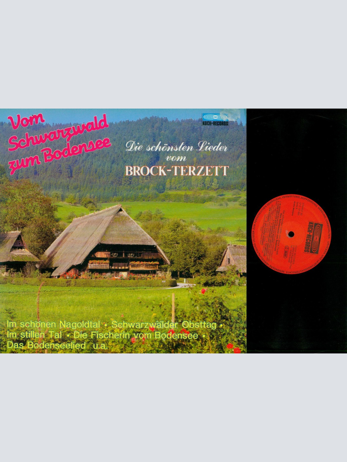 LP-- Vom Schwarzwald Zum Bodensee -- Brock Terzett    //NM